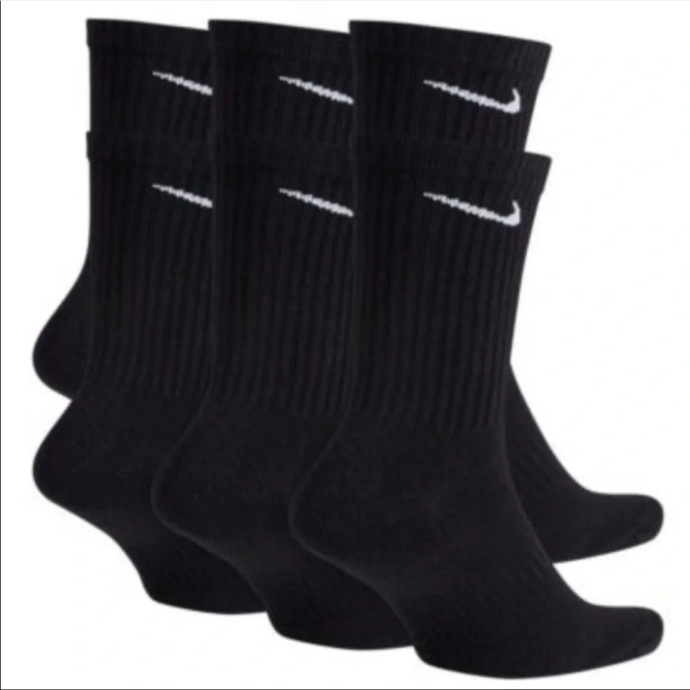 NIKE EVERYDAY COTTON CUSHIONED CREW SOCKS